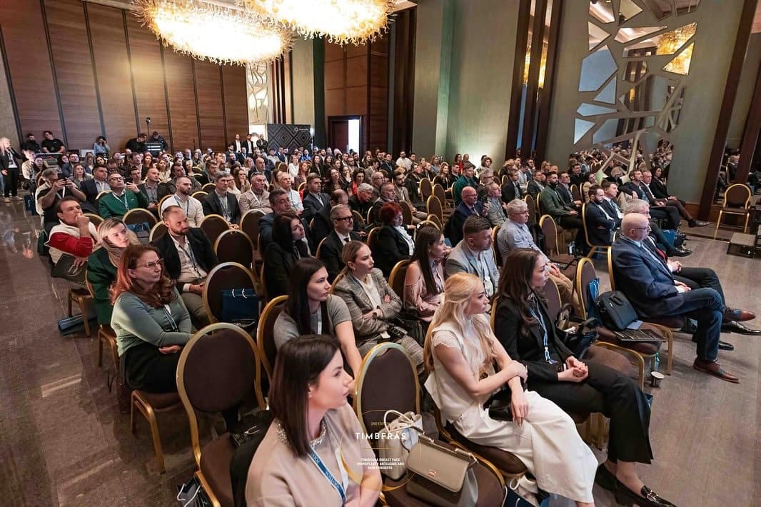 Attendees in the plenary room